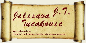 Jelisava Tucaković vizit kartica